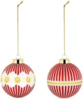 Alessi Christmas Tree ornament (set of two) - Red