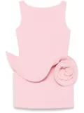 Magda Butrym floral-appliqué sheath mini dress - Pink
