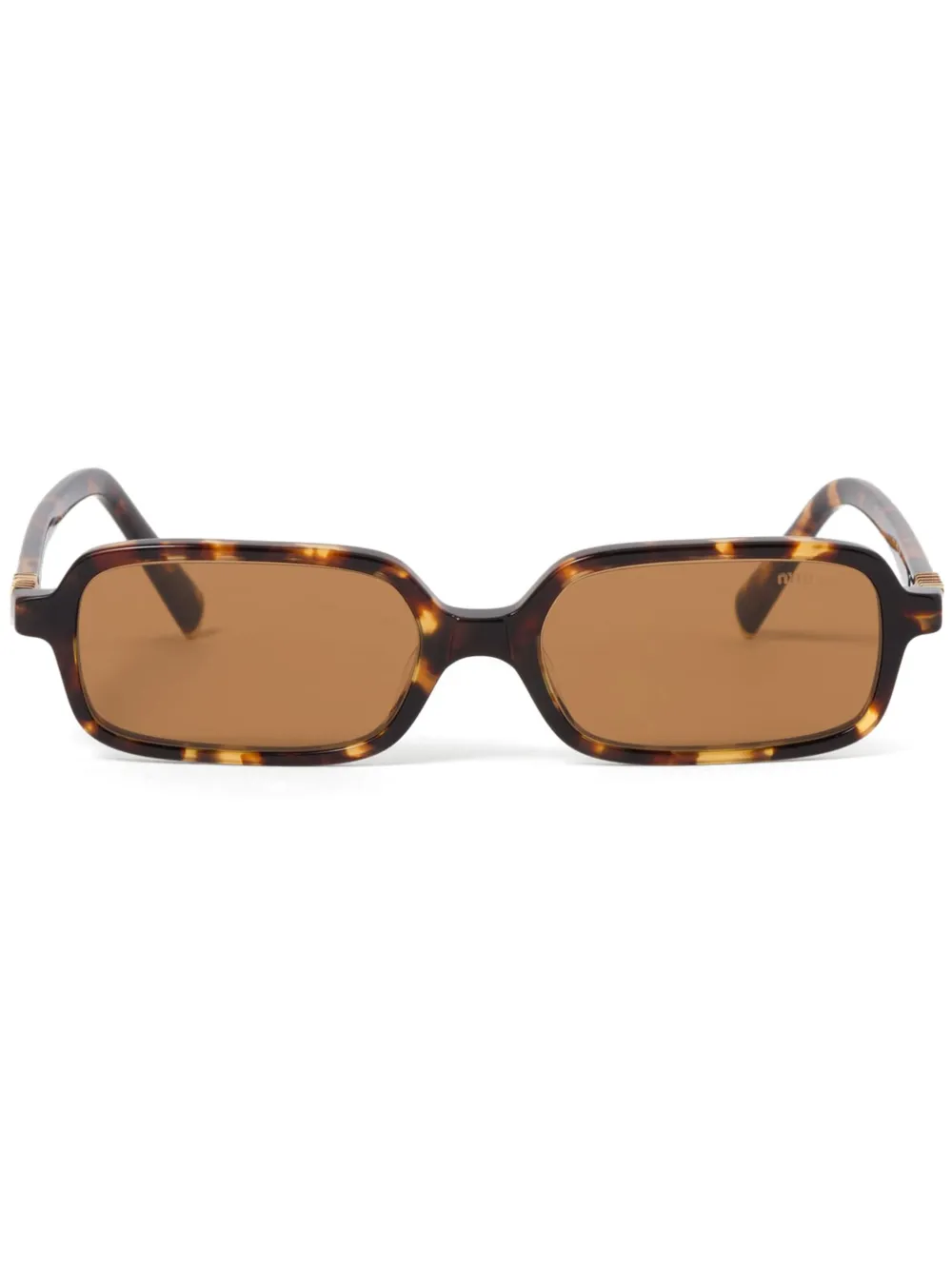 Miu Miu Eyewear نظارة شمس 'ريغارد' | بني | Image 1