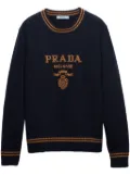 Prada crew-neck cashmere jumper - Blue