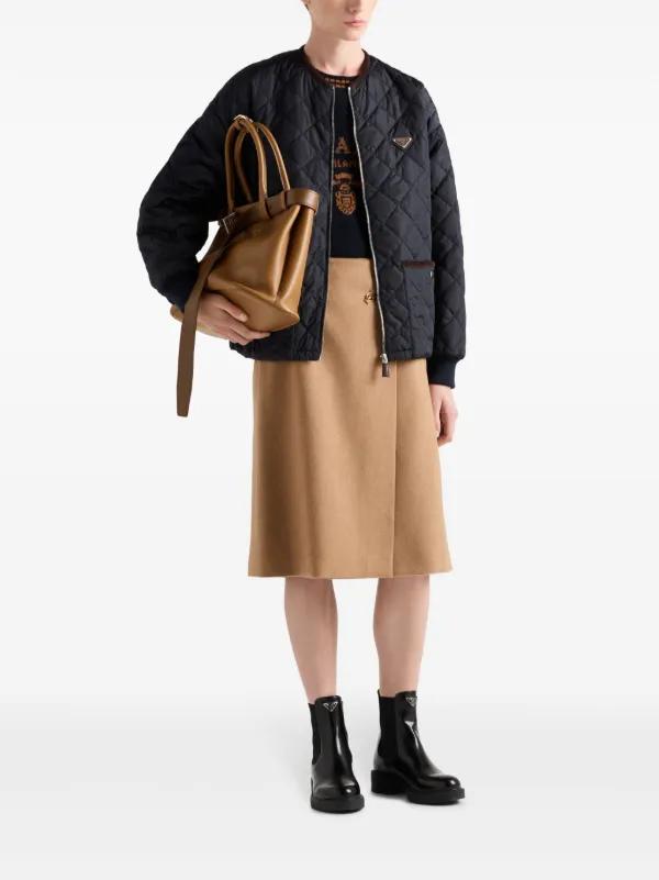 Prada ロゴ プルオーバー | ブルー | FARFETCH JP