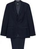 BOSS tartan-check suit - Blue
