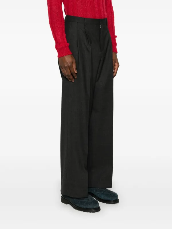 Sunflower Wide Pleated Trouser サイズ46 Sunflower Wide Pleated Trouser - Black | Wallace Mercantile Shop