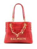 Balmain small 1945 tote bag - Red