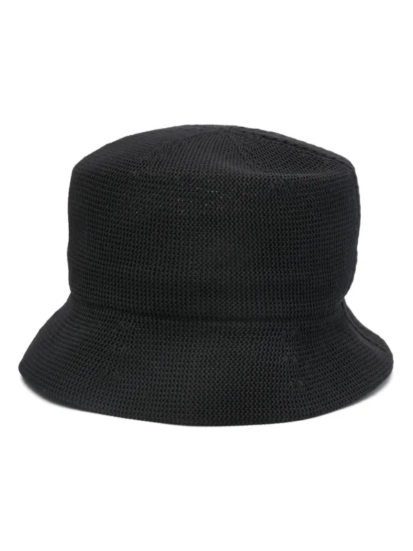 美品　CFCL MESH KNIT BUCKETHAT バケットハット ブラック CFCL ニット バケットハット | ブラック | FARFETCH JP