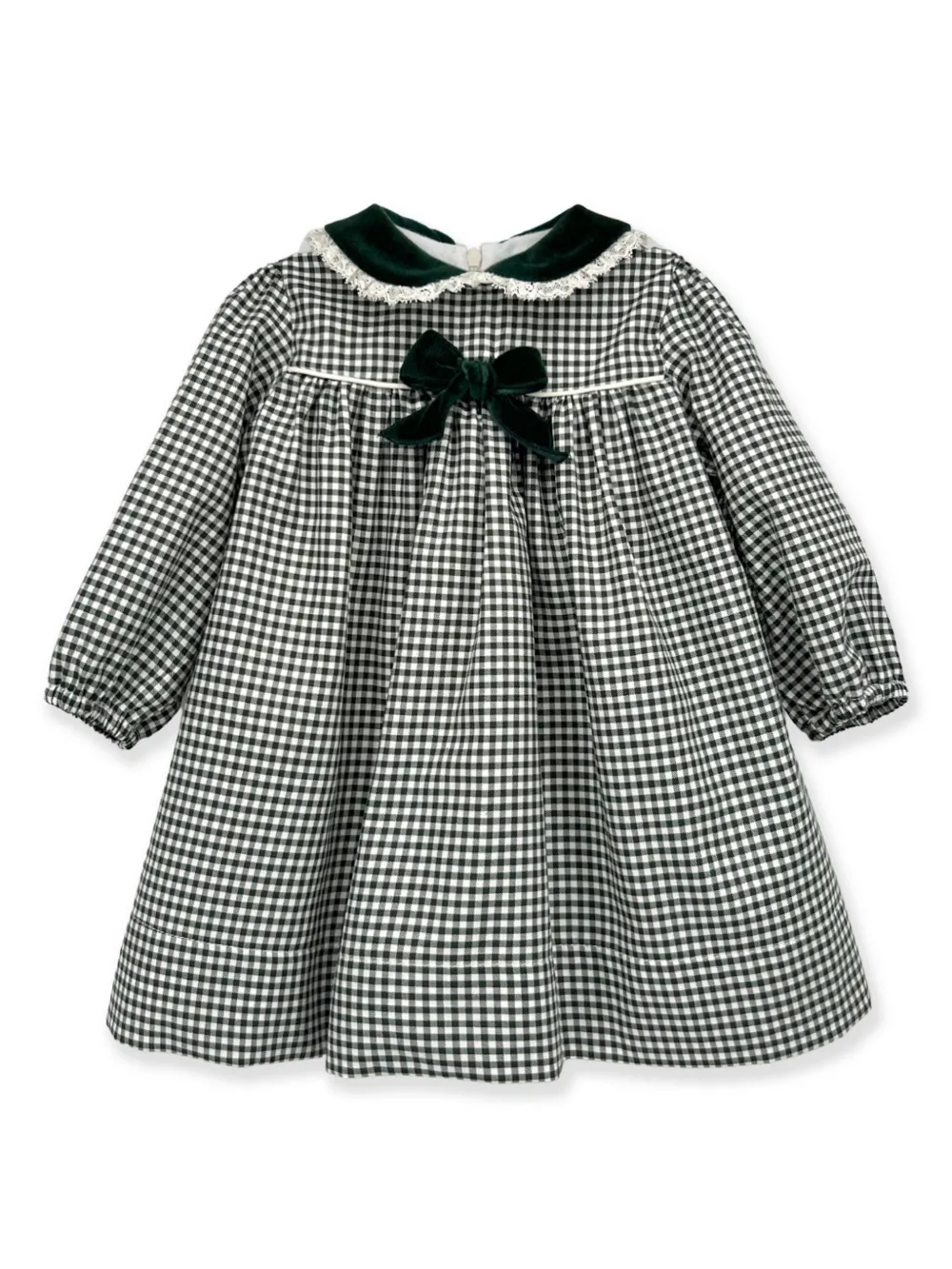 Image 1 of La Stupenderia gingham-check dress