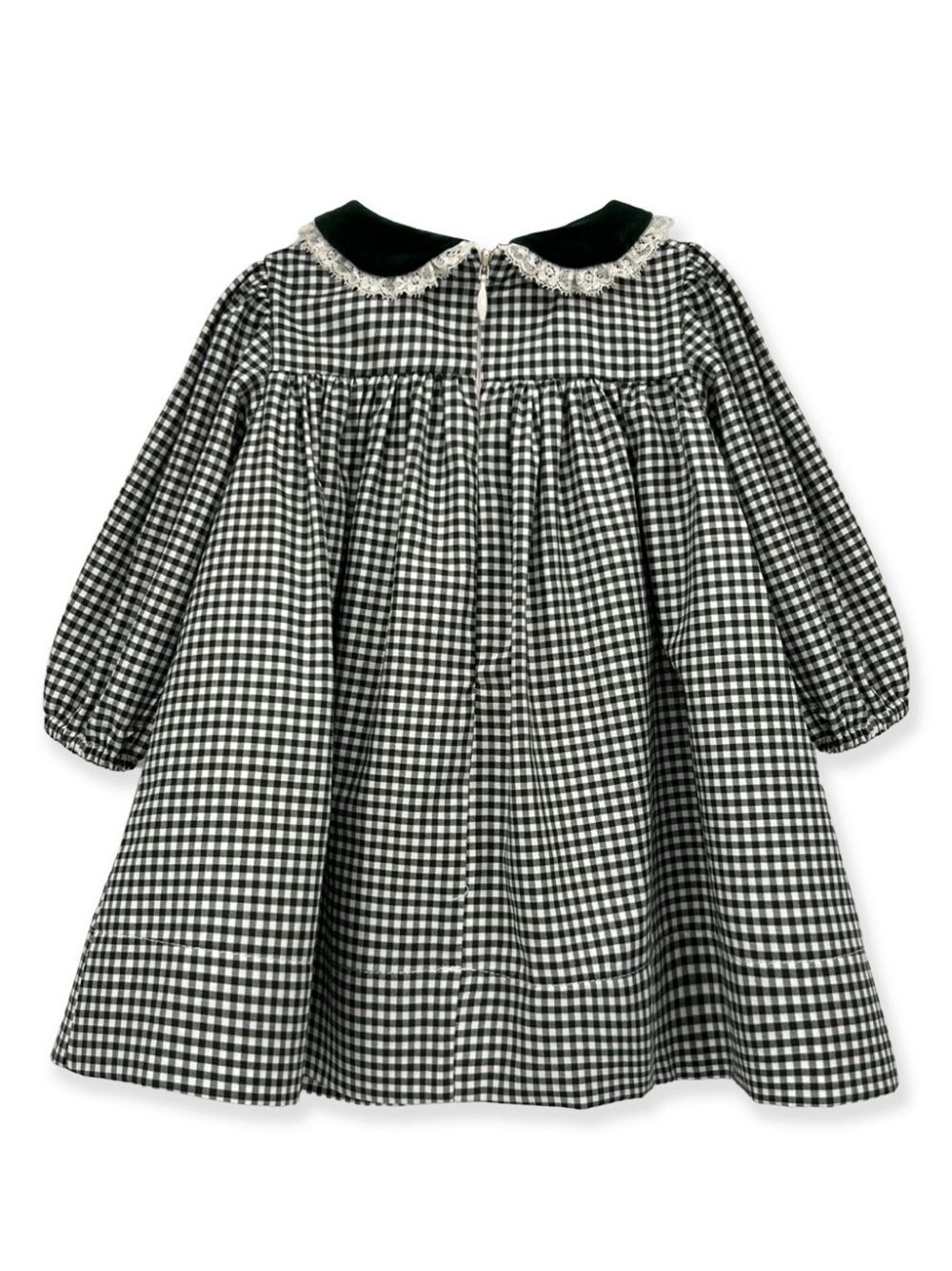 La Stupenderia gingham-check dress - Groen