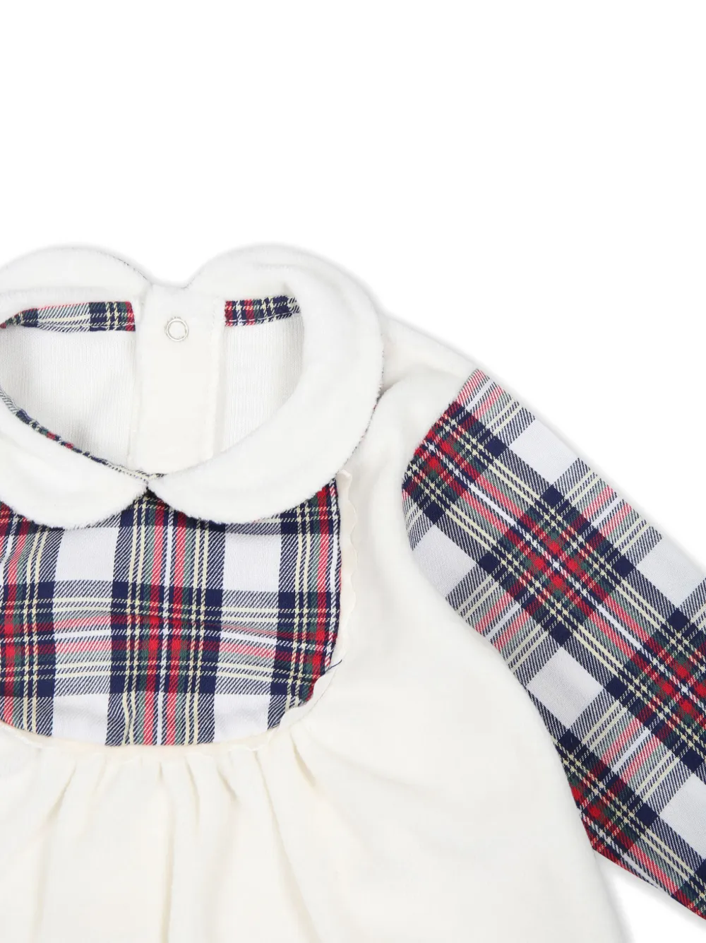 La Stupenderia Geruite romper Beige