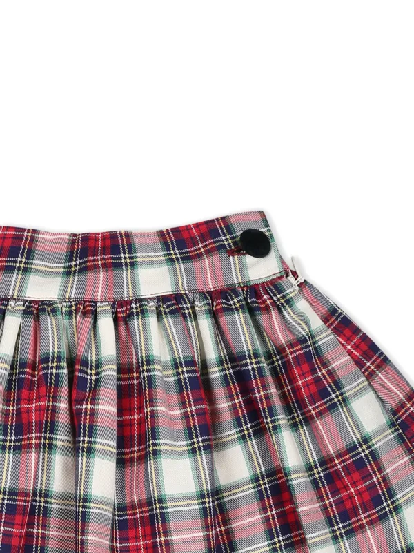 La Stupenderia Plaid Skirt Red FARFETCH PH