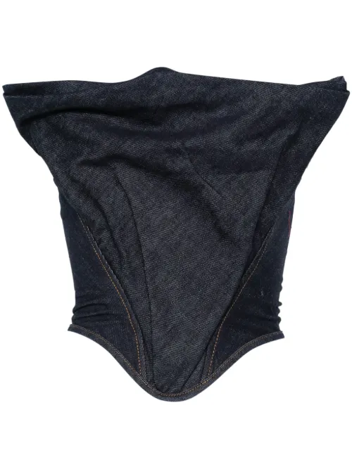 Haut bustier à design drapé - Magda Butrym - Modalova