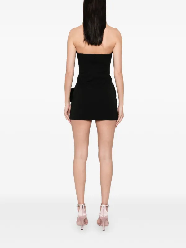 magda butrym black mini dress MAGDA BUTRYM Ruched Mini Dress 08 I ICON main image 1