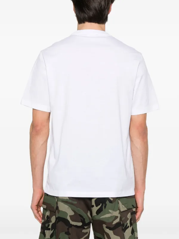【送料&関税込】Versace maxi chain T-shirt（白） Versace Maxi Chain logo-print T-shirt | White | FARFETCH BH
