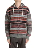 Junya Watanabe MAN striped cardigan - Grey
