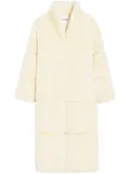 Apparis Sylke V-neck faux-fur coat - White