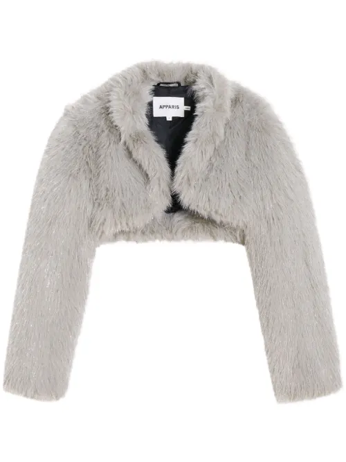 Veste Odette en fourrure artificielle - Apparis - Modalova