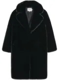 Apparis Steffi wide-lapels faux-fur coat - Black