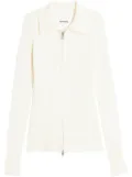 Apparis zip-up cardigan - White