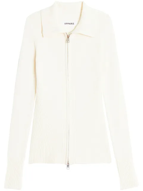 Apparis zip-up cardigan 