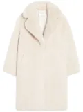 Apparis Steffi wide-lapels faux-fur coat - Neutrals