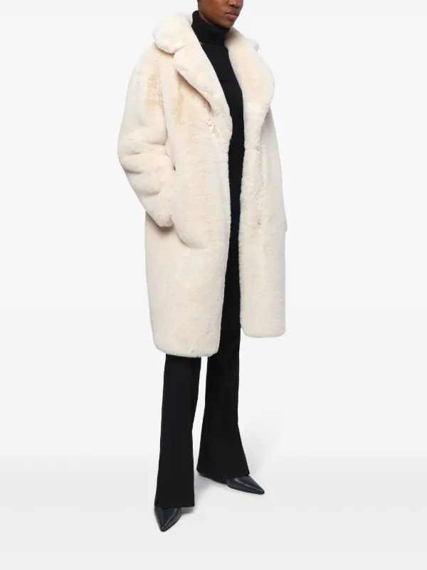Apparis Steffi wide-lapels faux-fur Coat | Neutrals | FARFETCH