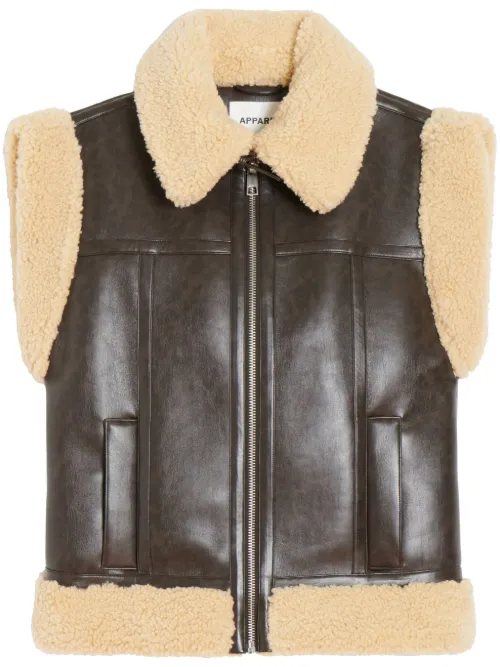 Apparis gilet Gaia - Marron - Apparis - Modalova