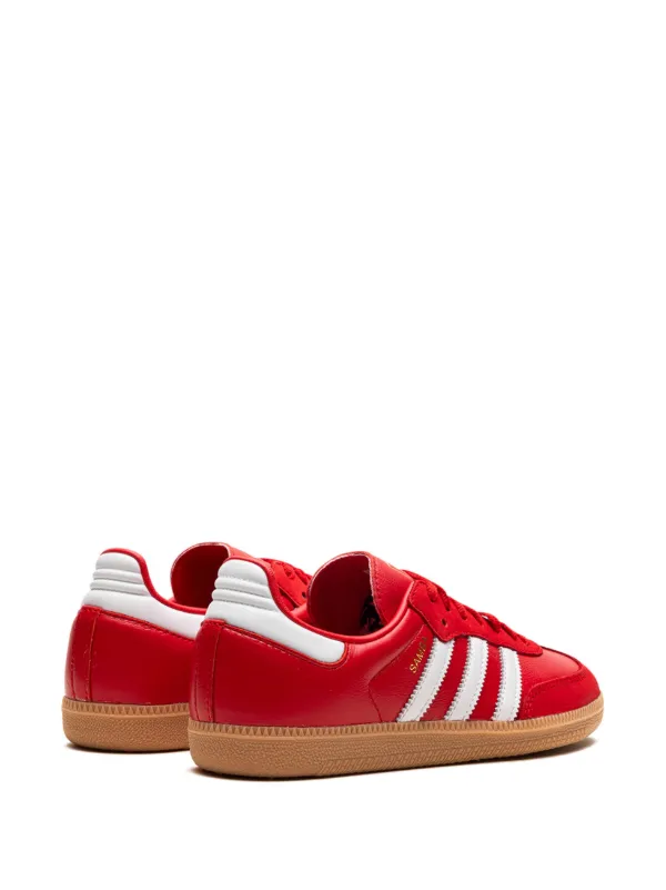 Adidas red samba discount