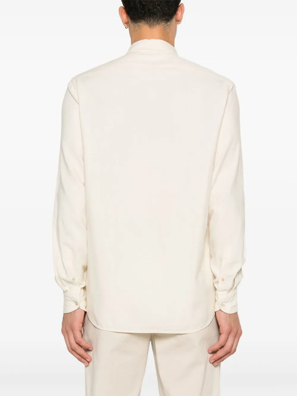 Boglioli Flanellen overhemd Beige