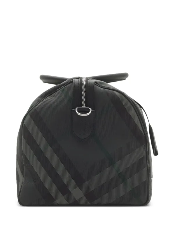 Burberry Grid Duffle Bag | Grey | FARFETCH PH