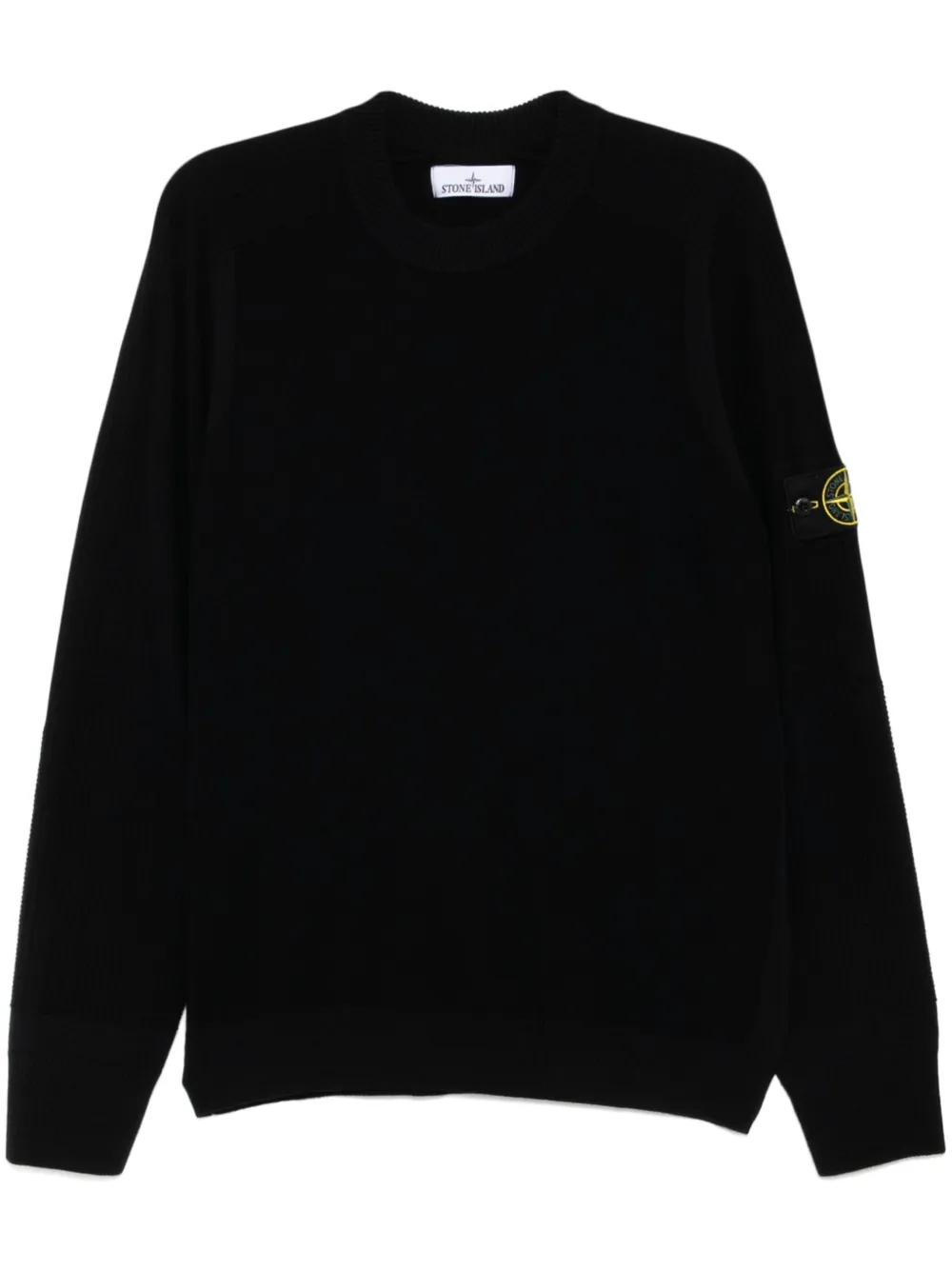 Stone Island Trui met Compass-logopatch Blauw