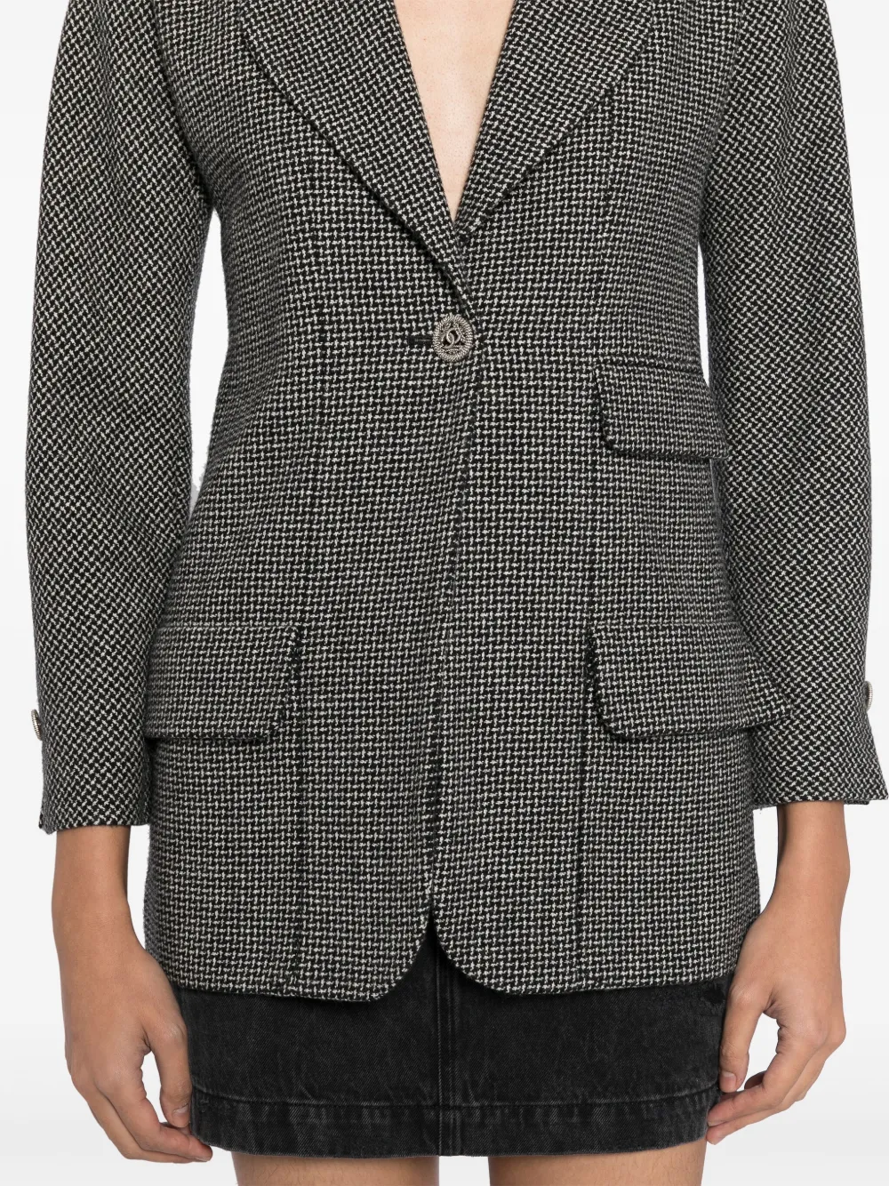 CHANEL PreOwned 20102020s singlebreasted Jacket Black FARFETCH