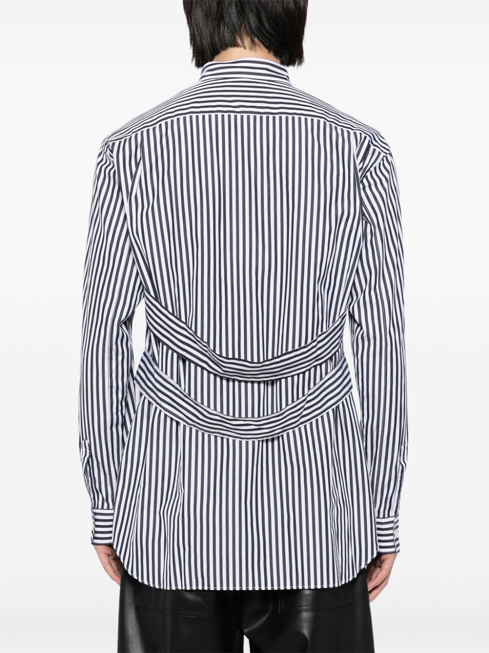 Comme Des Garcons Shirt vertical-stripe long-sleeve shirt Men