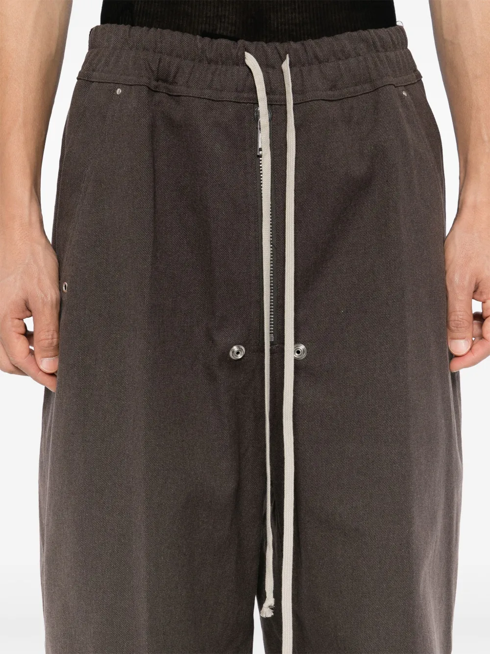 Rick Owens Bela broek met wijde pijpen Bruin