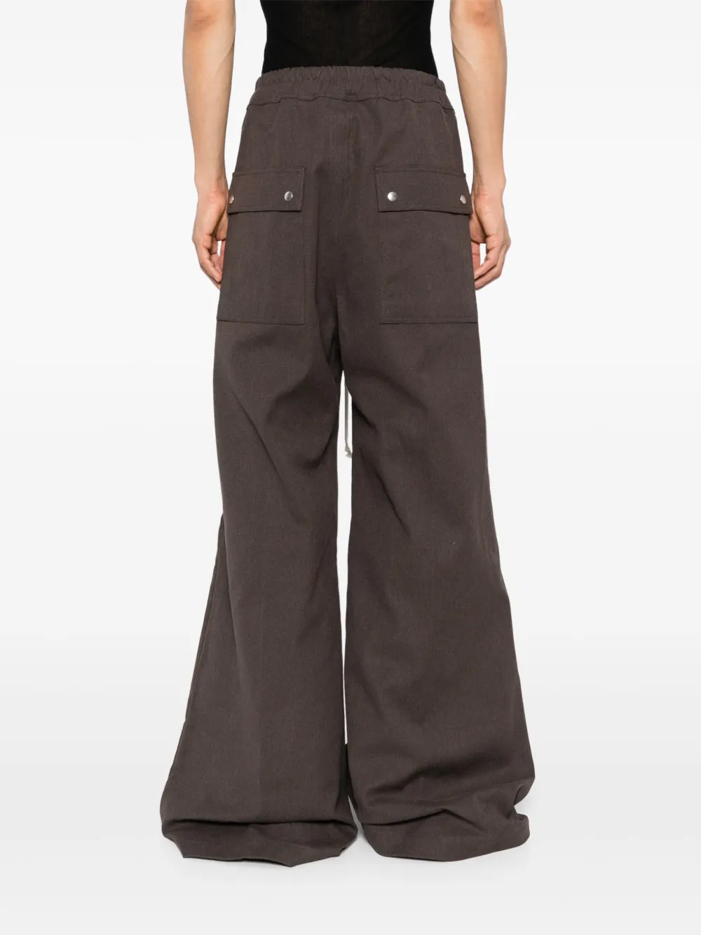 Rick Owens Bela broek met wijde pijpen Bruin