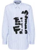 Comme Des Garçons Shirt striped shirt - Blue