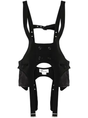 noir kei ninomiya あざとい ハーネスディテールベスト