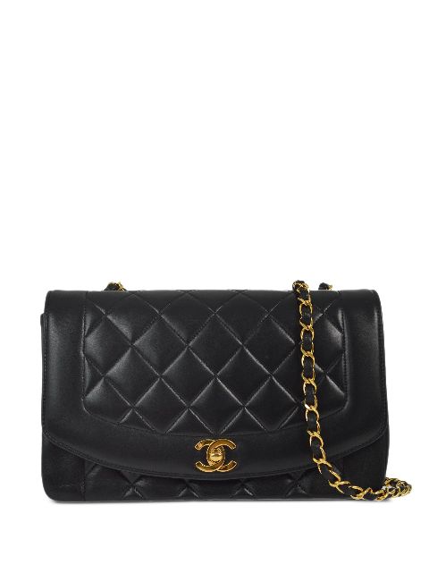 HOT SALE CHANEL 1992 medium Diana shoulder bag Women