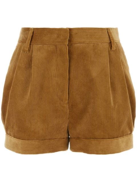 Prada Ochre Shorts aus Cord