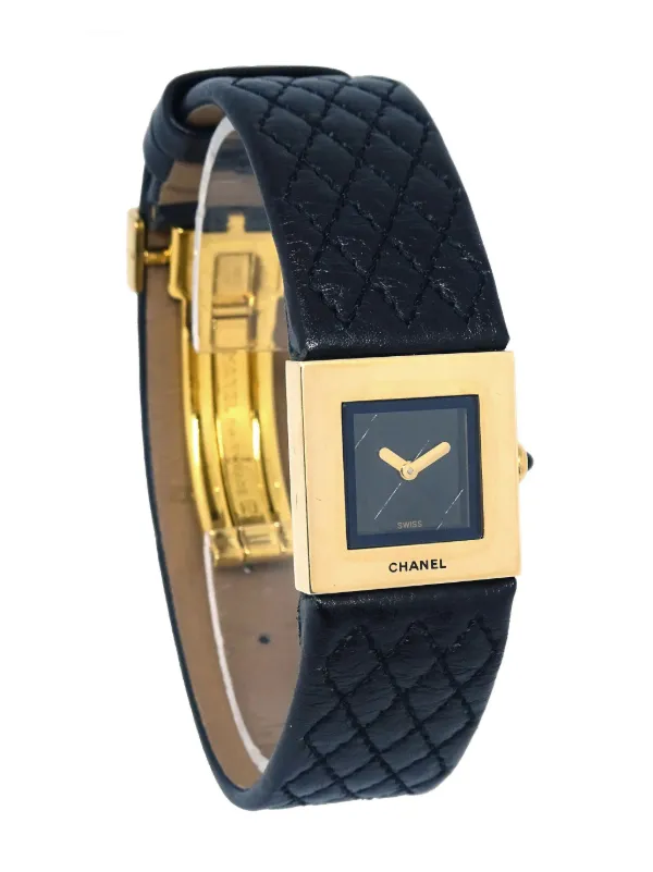 CHANEL Pre-Owned 1993 プレオウンド マトラッセ 19mm | ブラック 