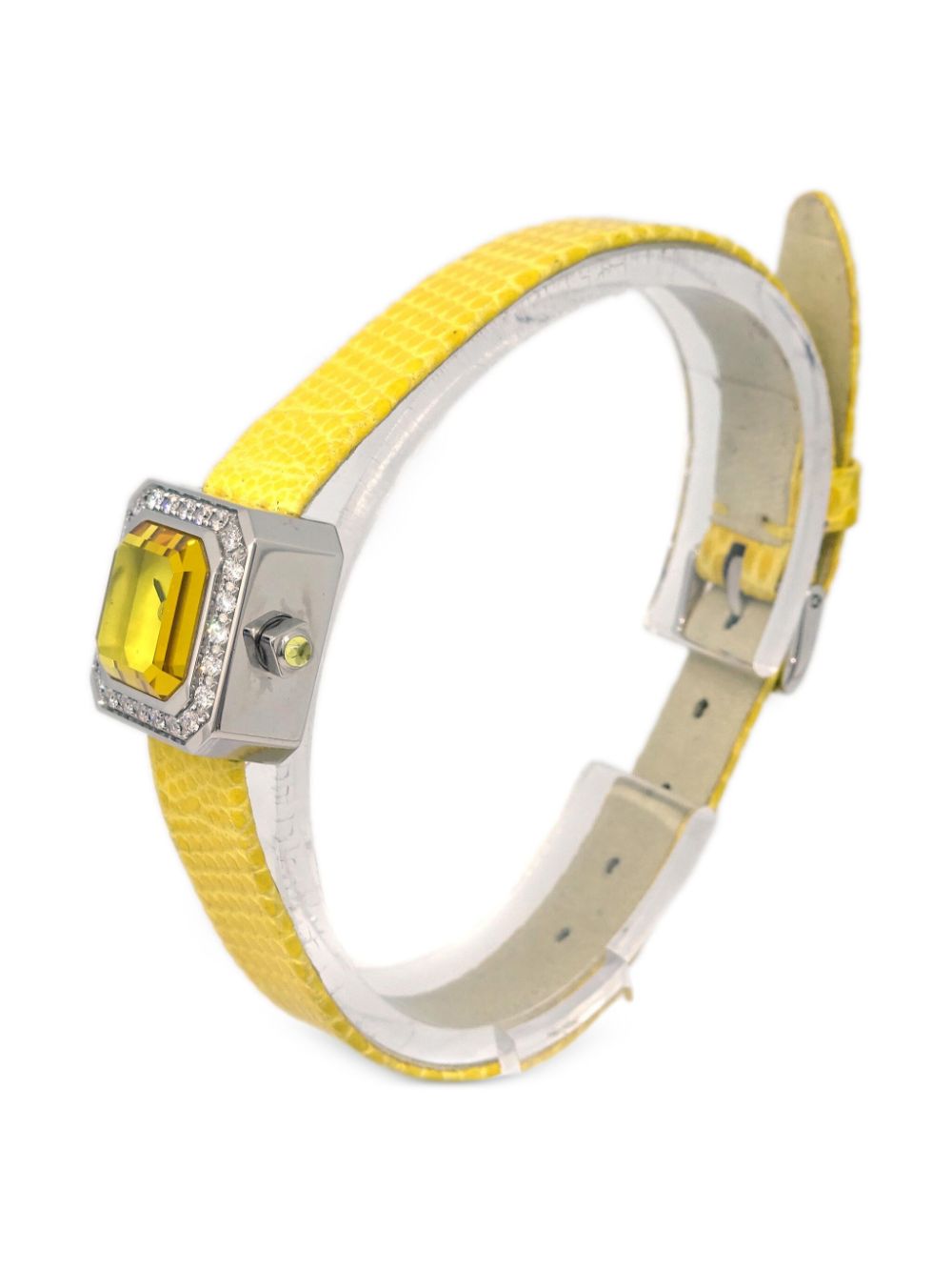 Pre-owned Corum Sugar Cube 15毫米腕表（2000年典藏款） In Yellow