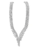 Hzmer Jewelry crystal-embellished necklace - Silver