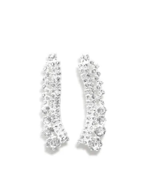HZMER JEWELLERY crystal-embellished earrings