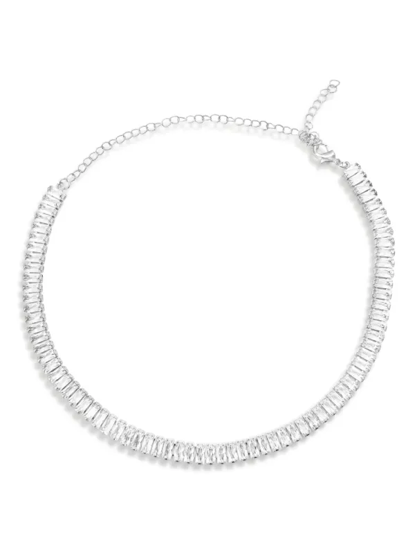 HZMER JEWELLERY クリスタル ネックレス | シルバートーン | FARFETCH JP
