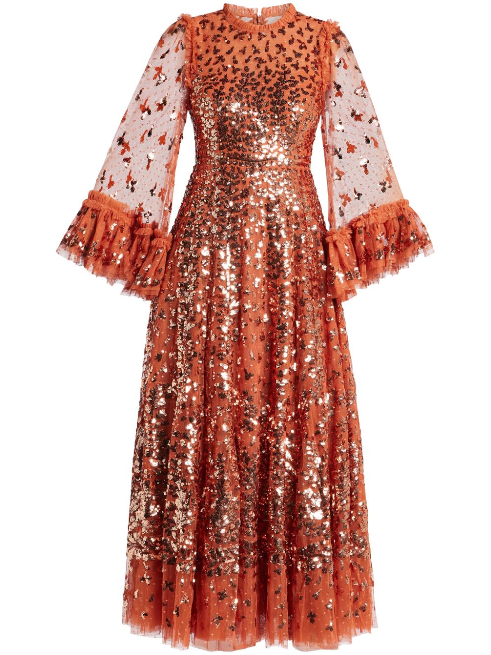 all-over sequin embellished dress