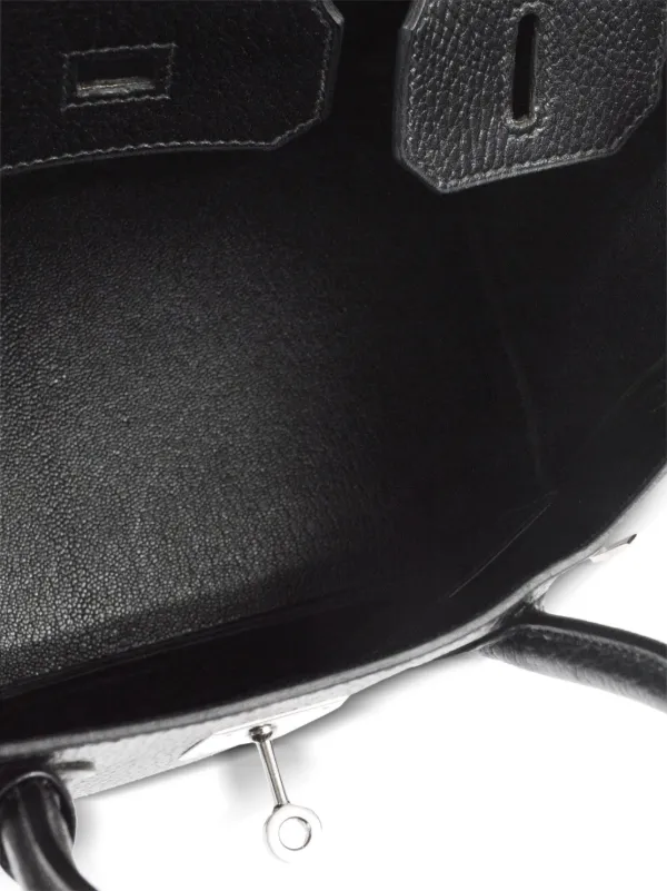 Hermès Pre-Owned 1999 Ardennes Birkin 30 Handbag Black FARFETCH IN