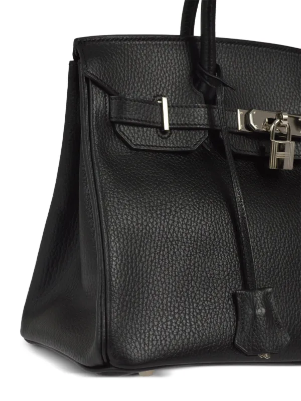 Hermès Pre-Owned 1999 Ardennes Birkin 30 Handbag Black FARFETCH IN