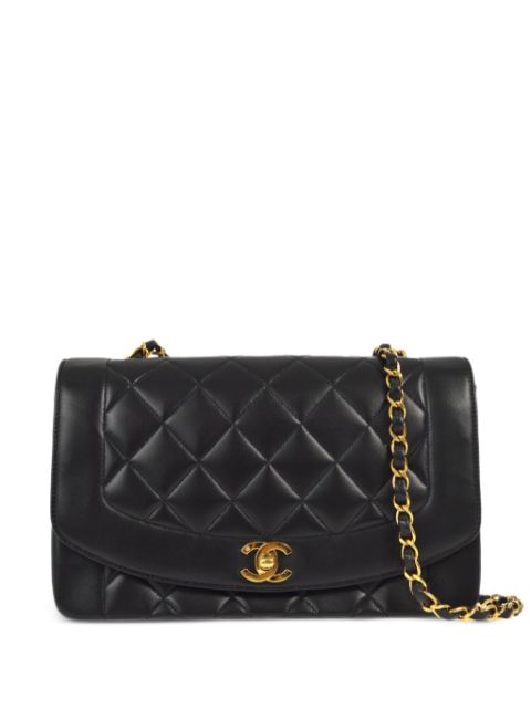 HOT SALE CHANEL 1992 medium Diana shoulder bag Women