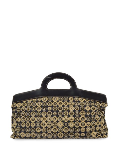 CHANEL 2003 Coco Print top handle handbag Women