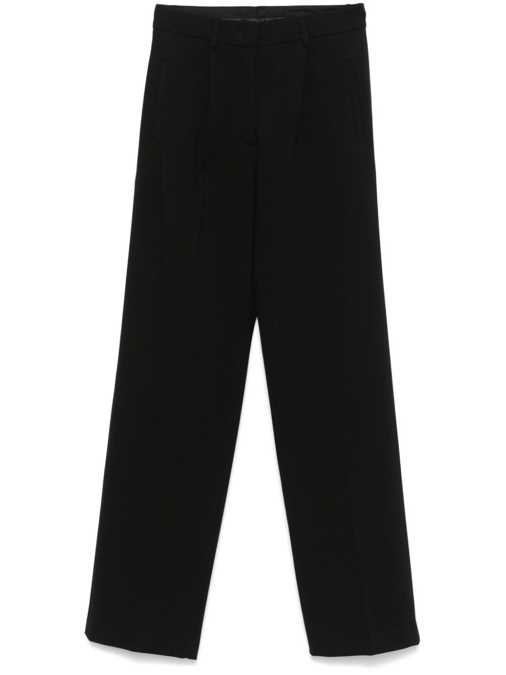 Shop Semicouture Siam Trousers In Black