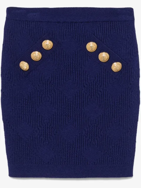 Balmain 니트 미니 스커트