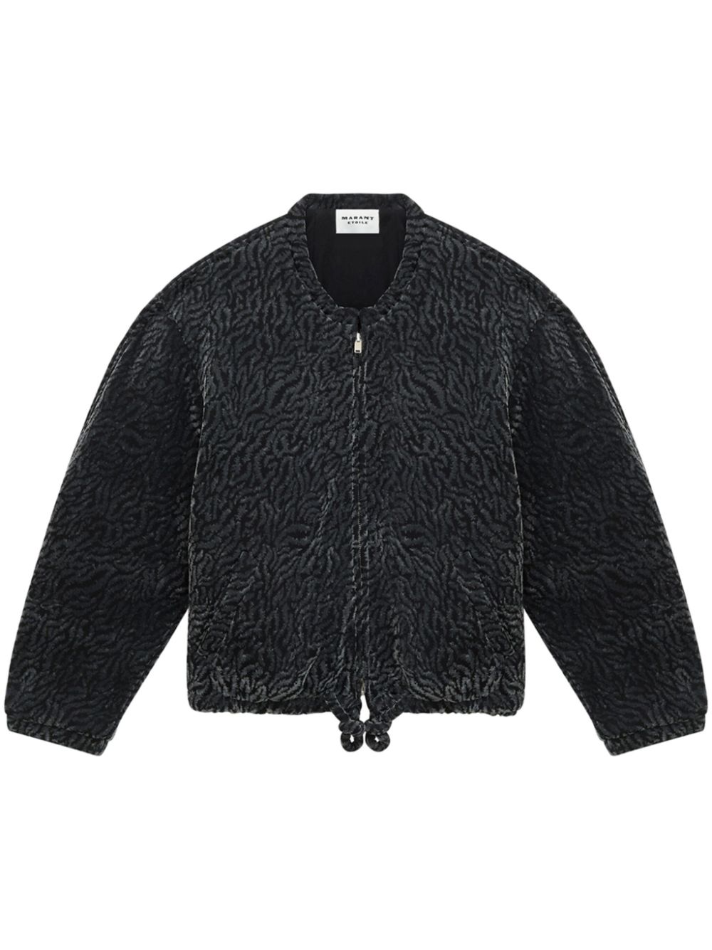 MARANT ÉTOILE Abelina bomber jacket – Black